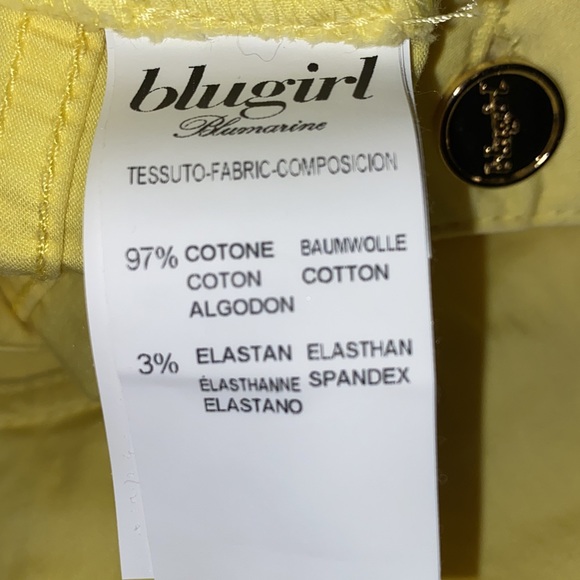 Blugirl Jeans Blumarine Cotton Drill Skinny Pants - Picture 11 of 11